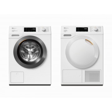 Miele WEB395 WCS 125 Edition + TEC675WP 125 Edition Σετ Πλυντήριο & Στεγνωτήριο Ρούχων